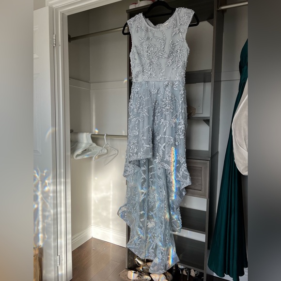 High Low Dress with Ribbon Detail - Picture 1 of 3